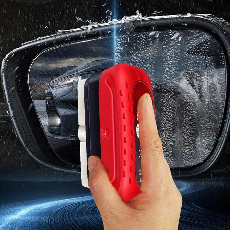 Car Window Glass Oil Brush Film Clean Brush Strong Stain-Removing Glass Wipe Front Window Rearview Mirror Brush Household Clean