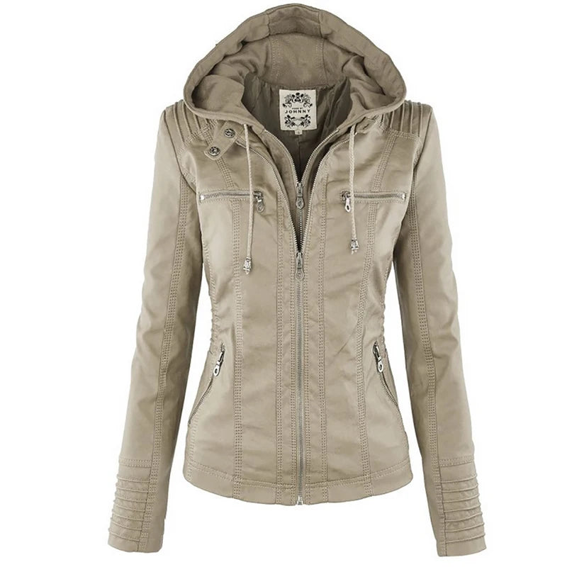 Women's Faux Leather Jacket