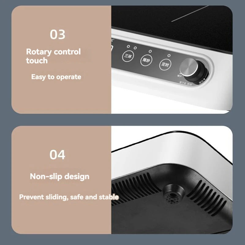 Hemispheric electric ceramic stove for stir-frying 3500w induction cooker high-power multi-functional pot-free light wave stove