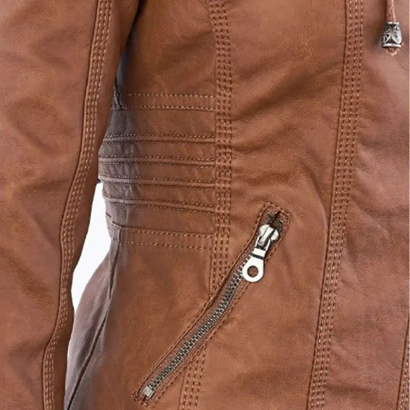 Women's Faux Leather Jacket