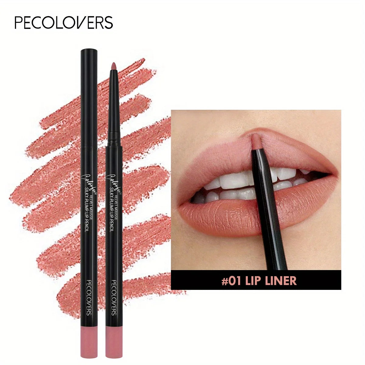 Lips Velvet Matte Lip Liner Pencil Waterproof Lasting Plump Lipstick Natural Lips Pencil Contour Line Makeup Lipliner Pen Gifts