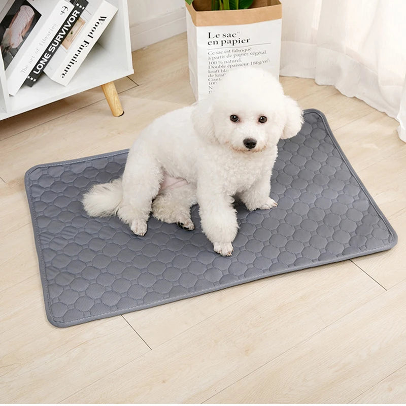 Washable Reusable Pet Pee Pad - Four-Layer Waterproof Dog Training Pad Pet Bed Urine Mat for Pet Car Seat Cover Pet Accessory