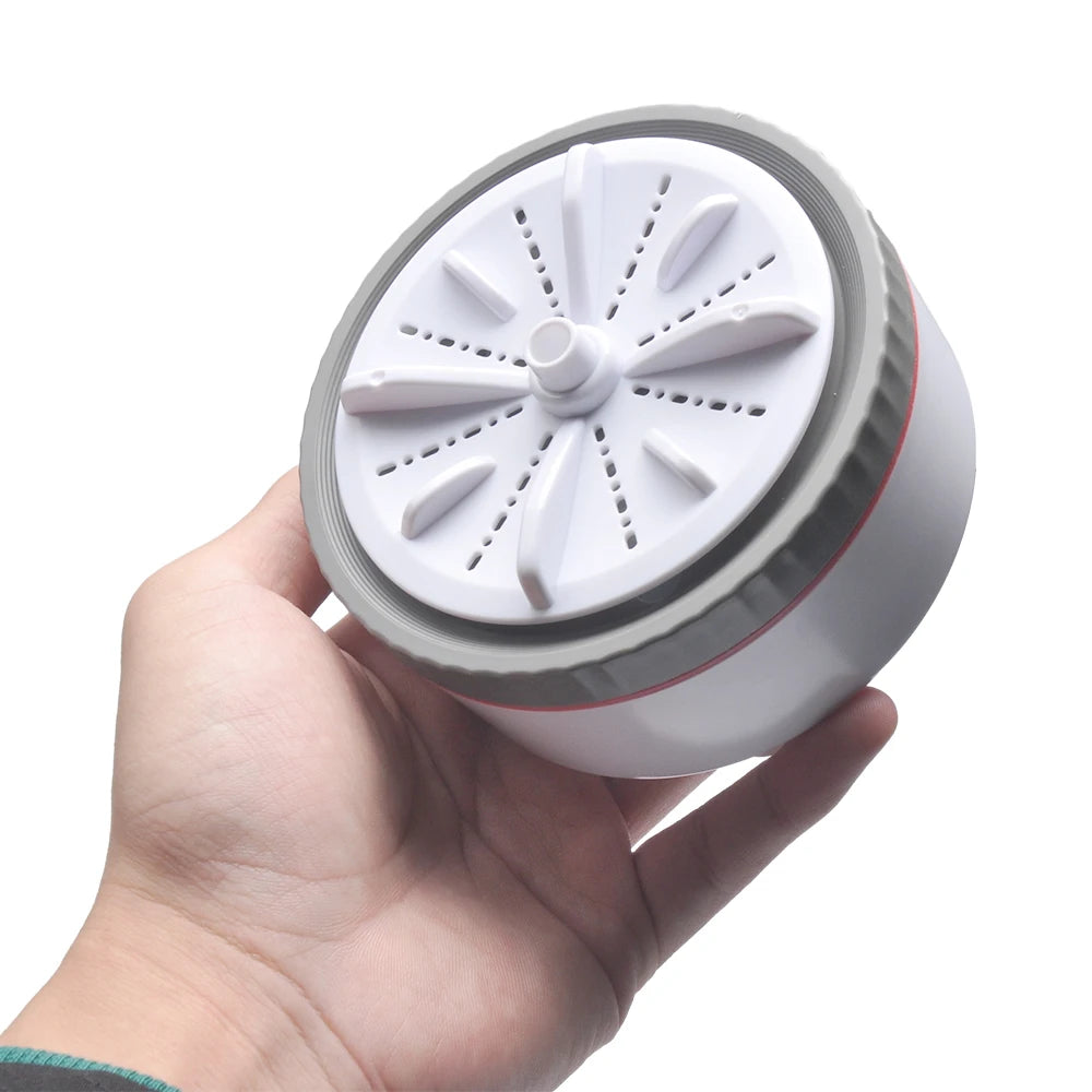 3 Gears Portable Mini Washing Machine Small USB Rotating Turbine Sock Washer Fruit Dishwasher For Baby Clothes Home Travel 미니세탁기