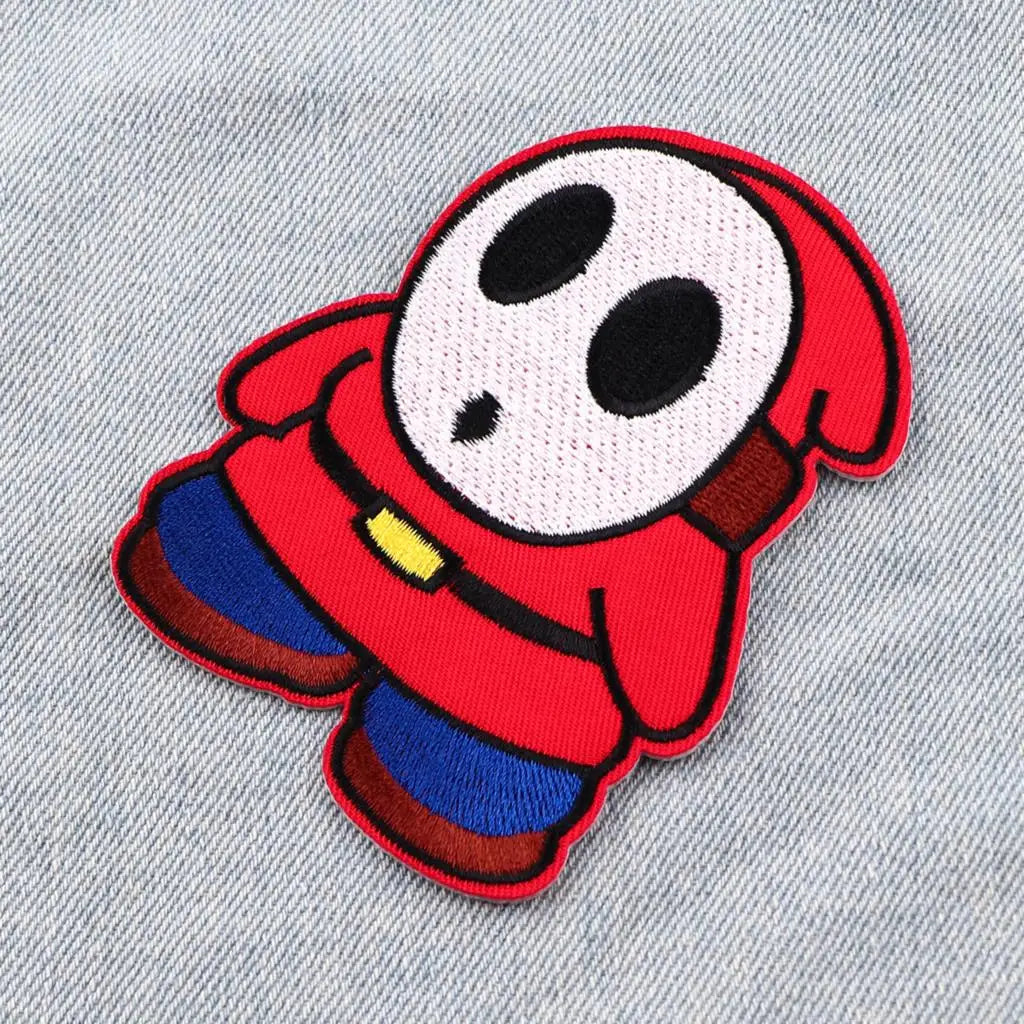Cute Ghost Patch On Clothes DIY Iron On Patches Stickers Embroidered Patches for Clothing Badges Halloween Accessories