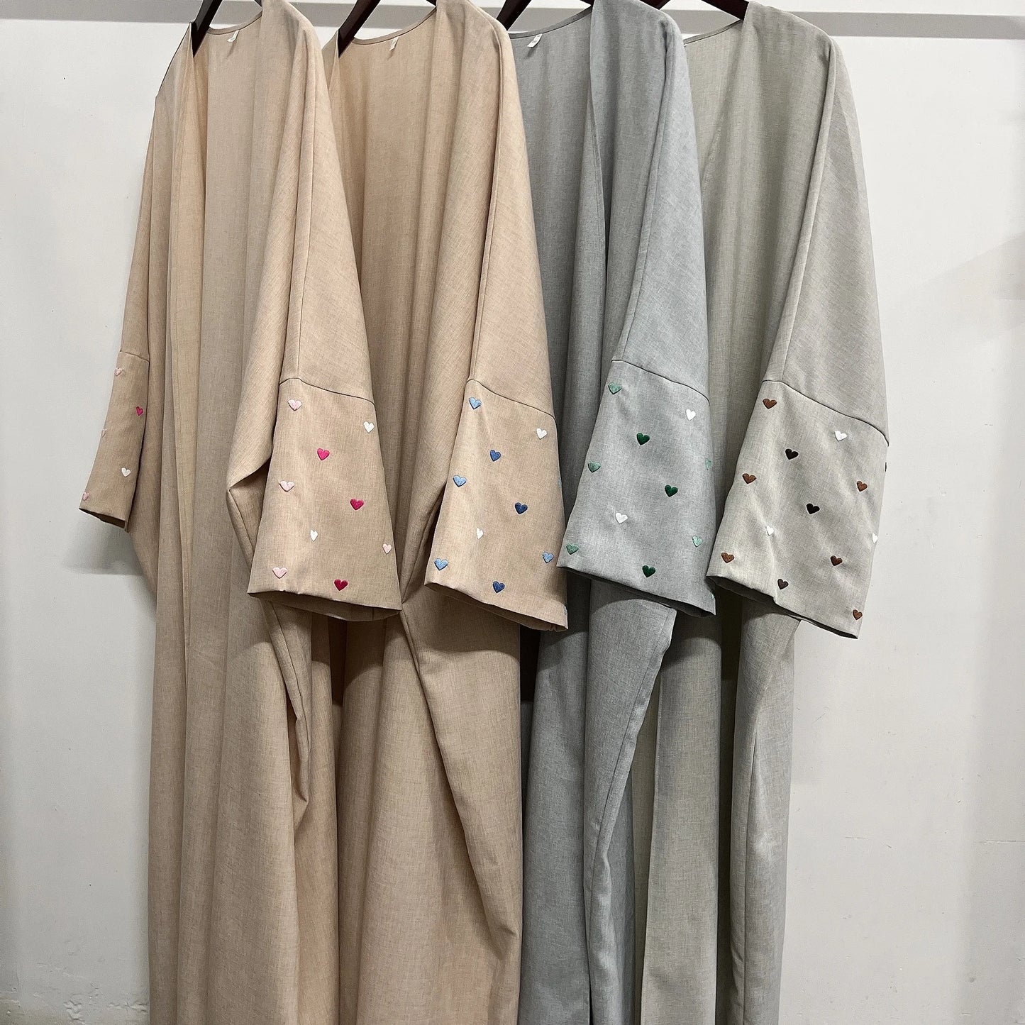 Modest Abaya Women Morocco Kaftan Embroidery Dresses Arabic Vestidos Jalabiya Eid Muslim Dubai Cardigan Long Robe Ramadan Abayas