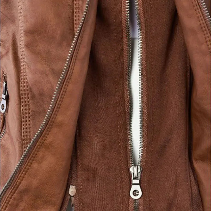Women's Faux Leather Jacket