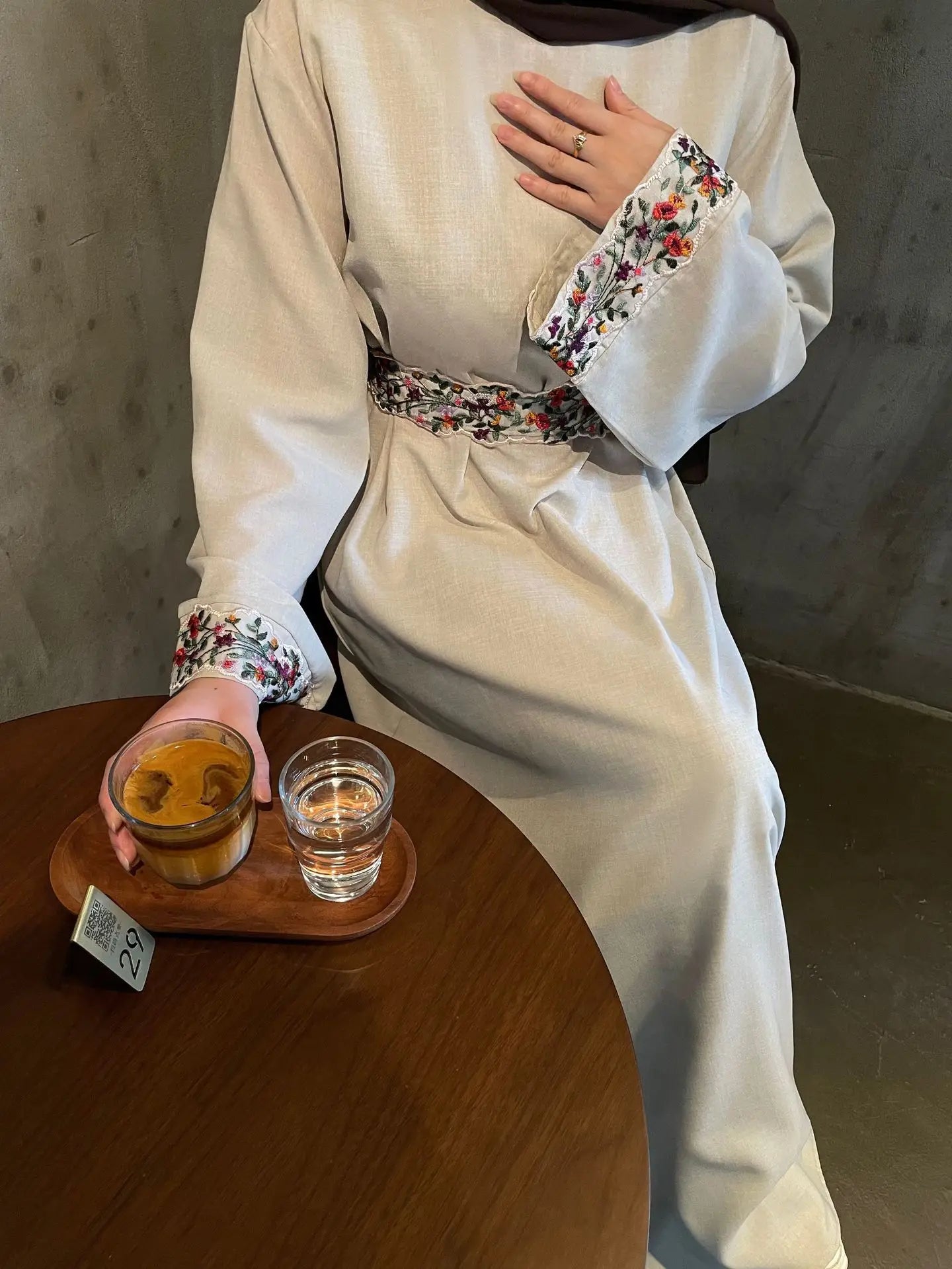 Modest Dress for Women Morocco Party Dubai Abayas Kaftan Islam Vestidos Arab Muslim Robe Embroidery Dresses Jalabiya Ramadan