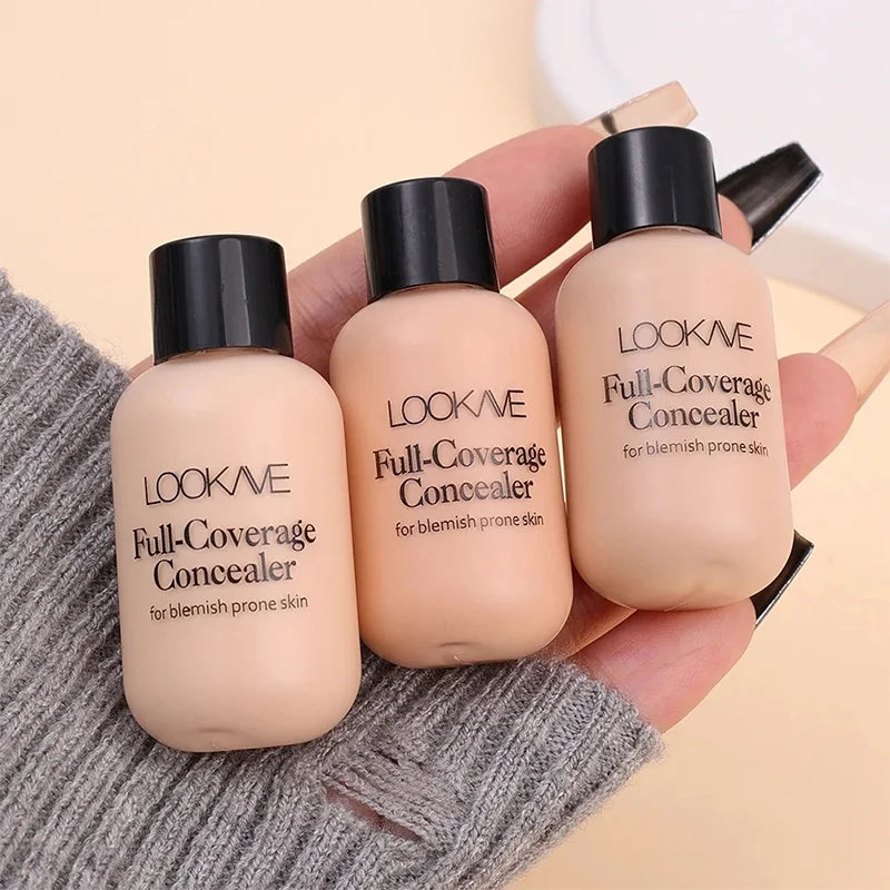 Not Easy Smudged Foundation Cream Multiple Colors Waterproof Covering Concealer Long Lasting Liquid Shadows Korean Cosmetics