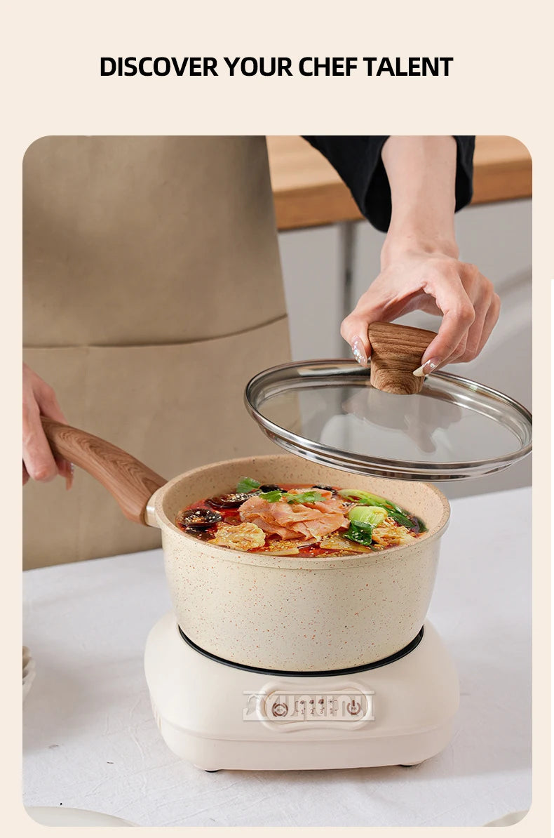 Household Electric Pottery Stove Mini Induction Cooker Multifunctional Circular Induction Cooker