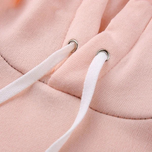 Autumn Winter Warm Women's Fleece Long Sleeve Hoodie Fashion Slim Fit Sweatshirt Ladies Casual Color Matching Outdoors Pullover