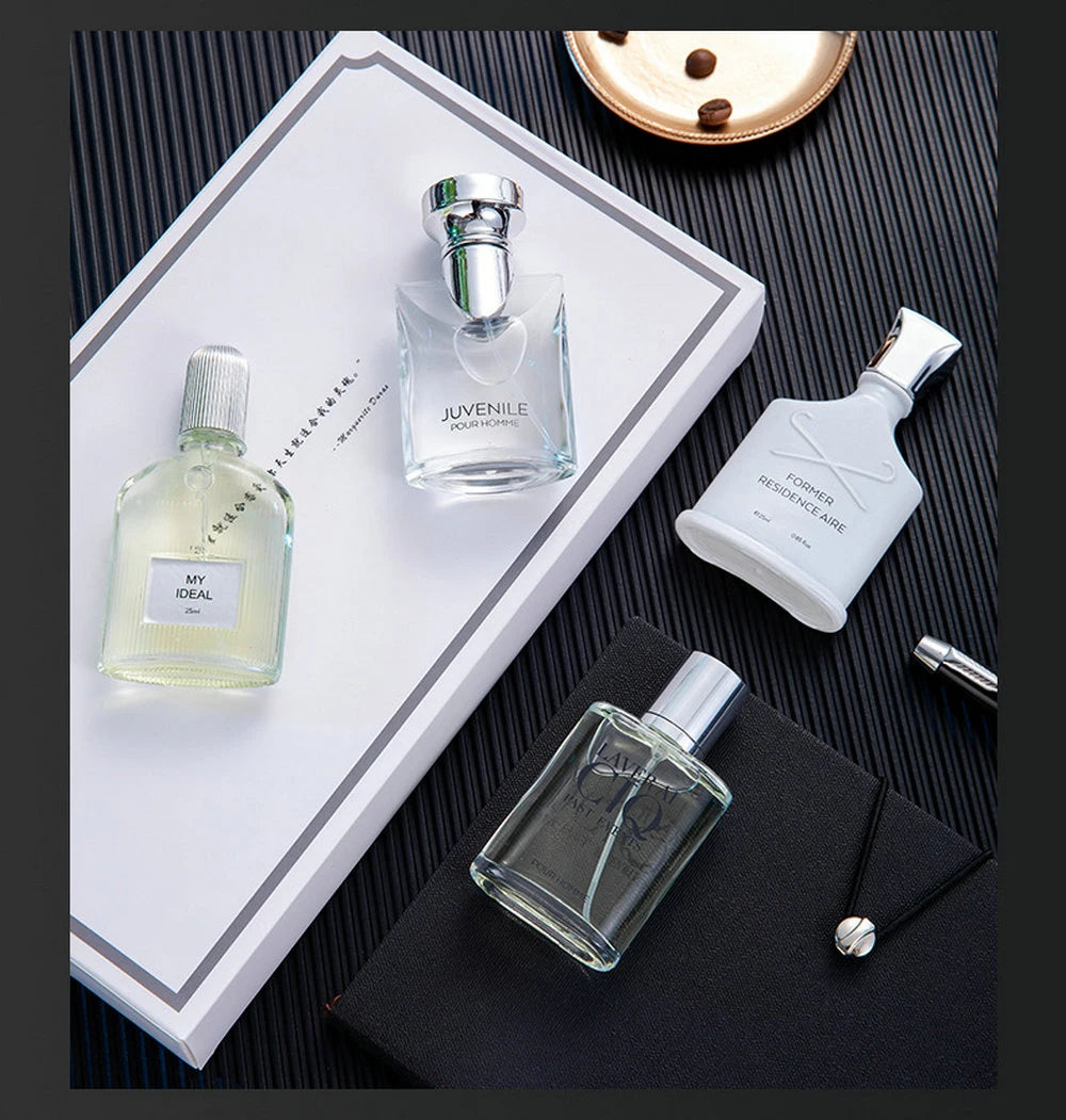 Women Perfume Gift Box 100ml Four Piece Set Lasting Fragrance Body Spray Plant Floral Scent Pheromone Cologne Parfum Pour Femme