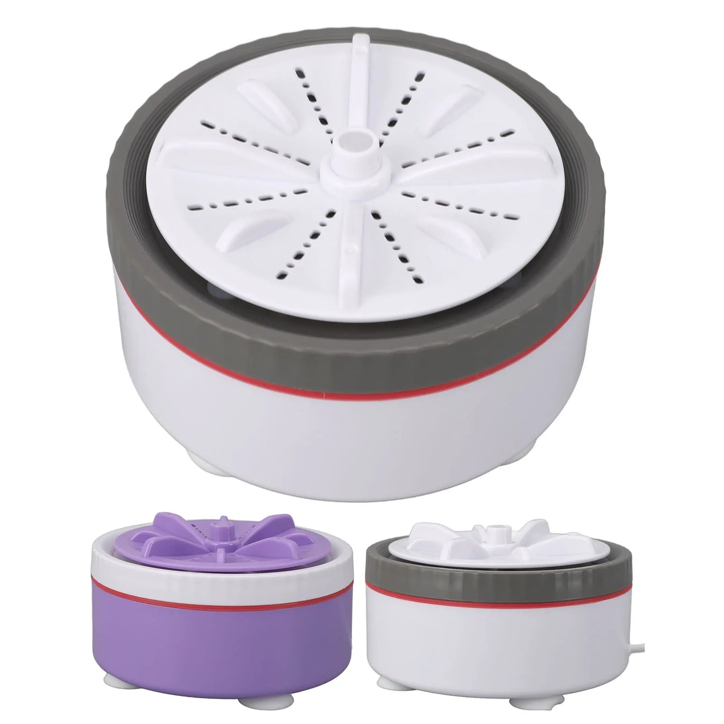Mini Washing Machine 24W Mini Turbo Washing Machine Automatic Timed USB Powered Multifunction 5V 2A Speed Adjustable for Home