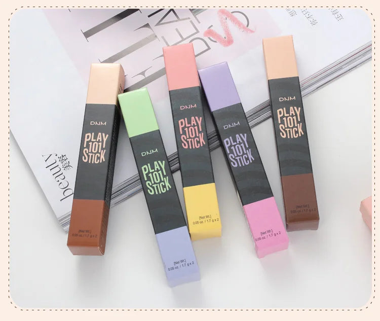 Double-head Face Foundation Concealer Pen Long Lasting Dark Circles Corrector Contour Pencil Concealers Stick Highlight Cosmetic