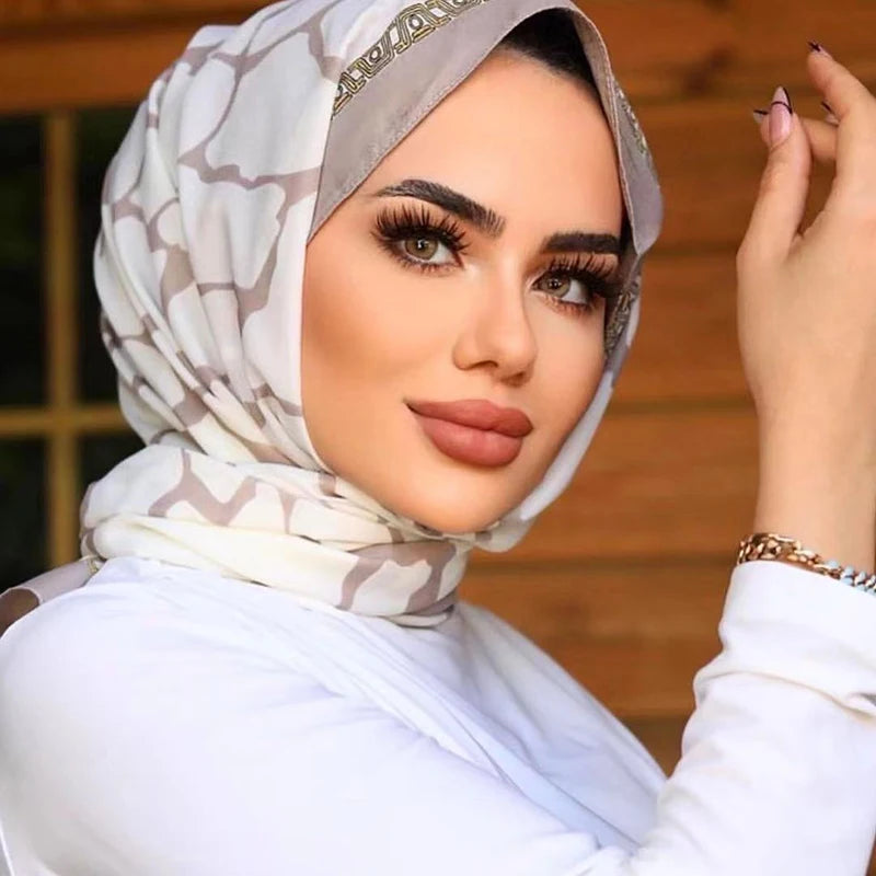 Muslim Modest Chiffon Abaya Hijab Jersey Hijabs For Woman Abayas Scarf Islamic Dress Women Turbans Long Turban Instant Head Wrap