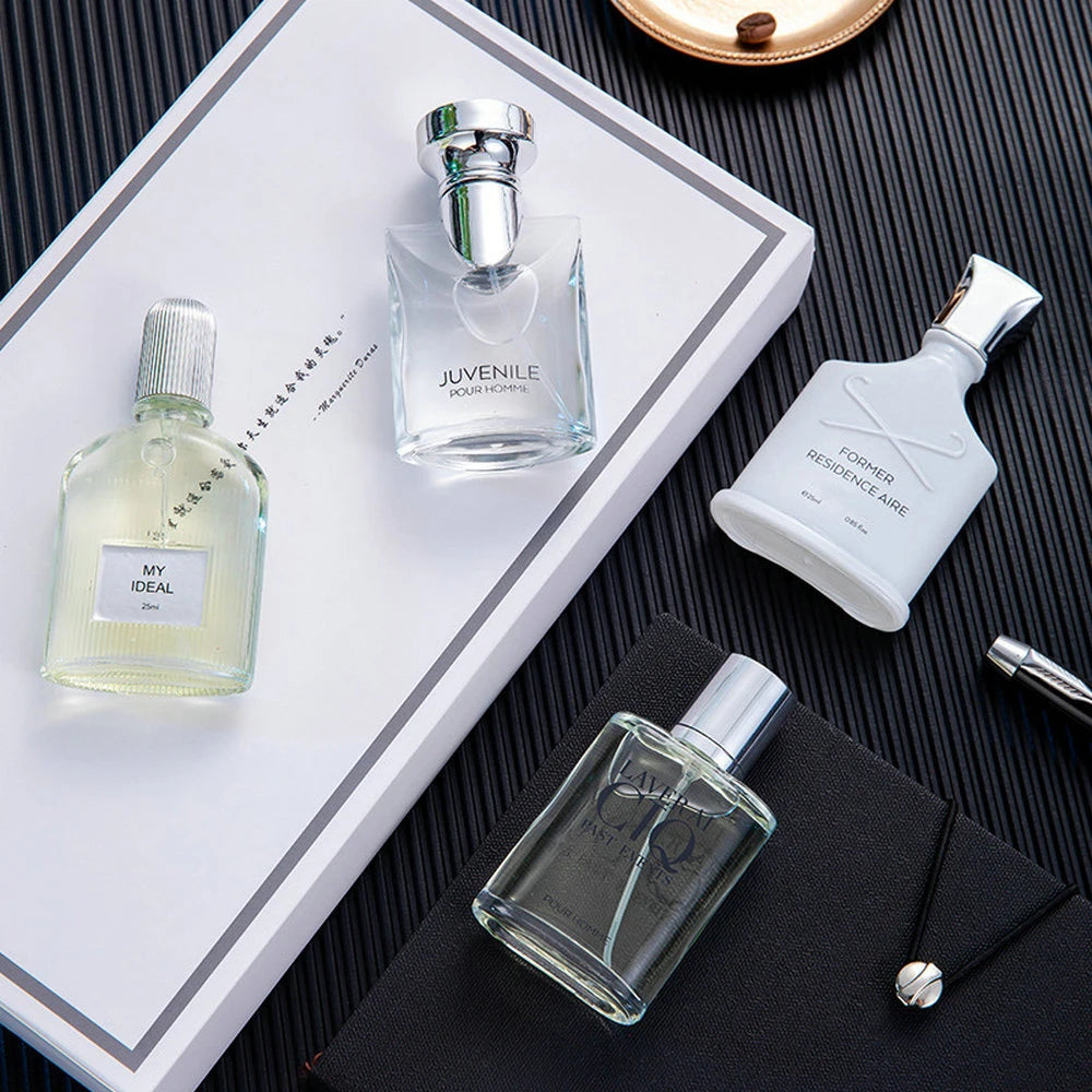 Women Perfume Gift Box 100ml Four Piece Set Lasting Fragrance Body Spray Plant Floral Scent Pheromone Cologne Parfum Pour Femme