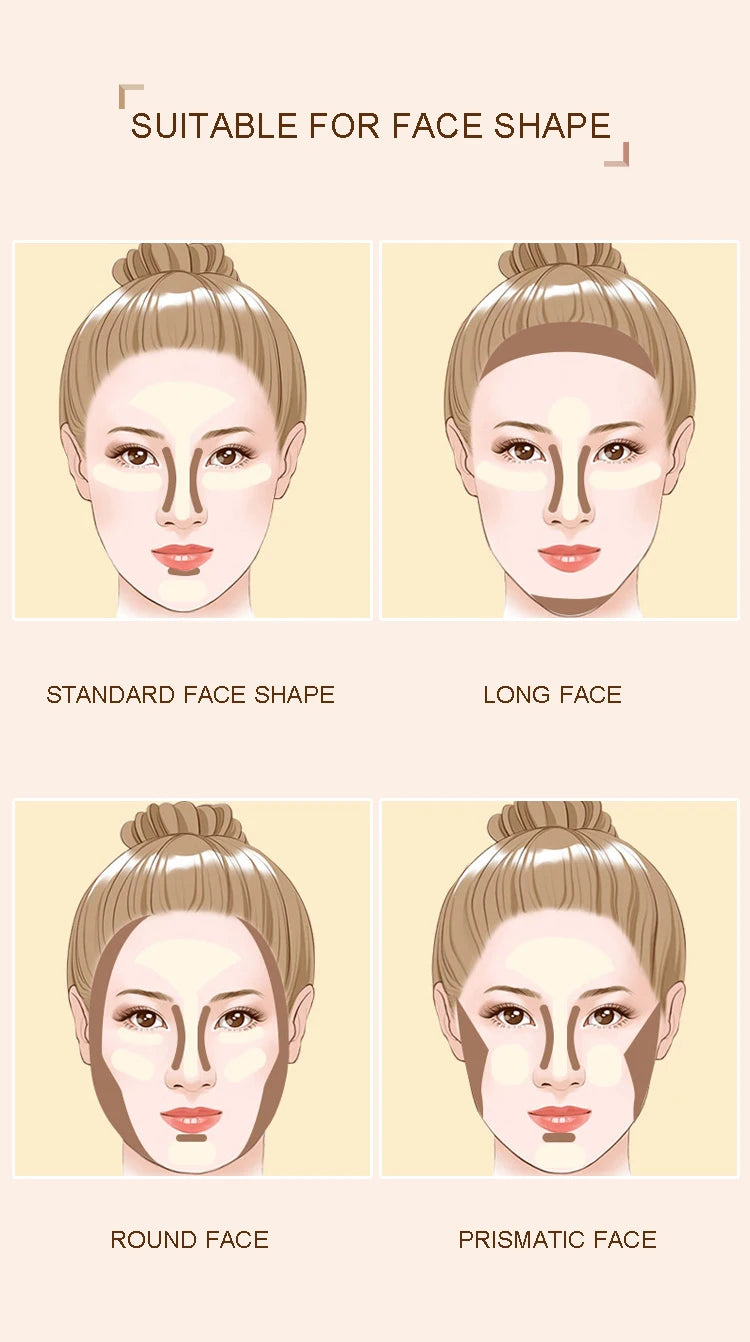 Double-head Face Foundation Concealer Pen Long Lasting Dark Circles Corrector Contour Pencil Concealers Stick Highlight Cosmetic