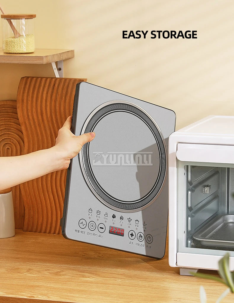 2200W Commercial Induction Cooker Household Multi-Functional Energy Saving Induction Cooker