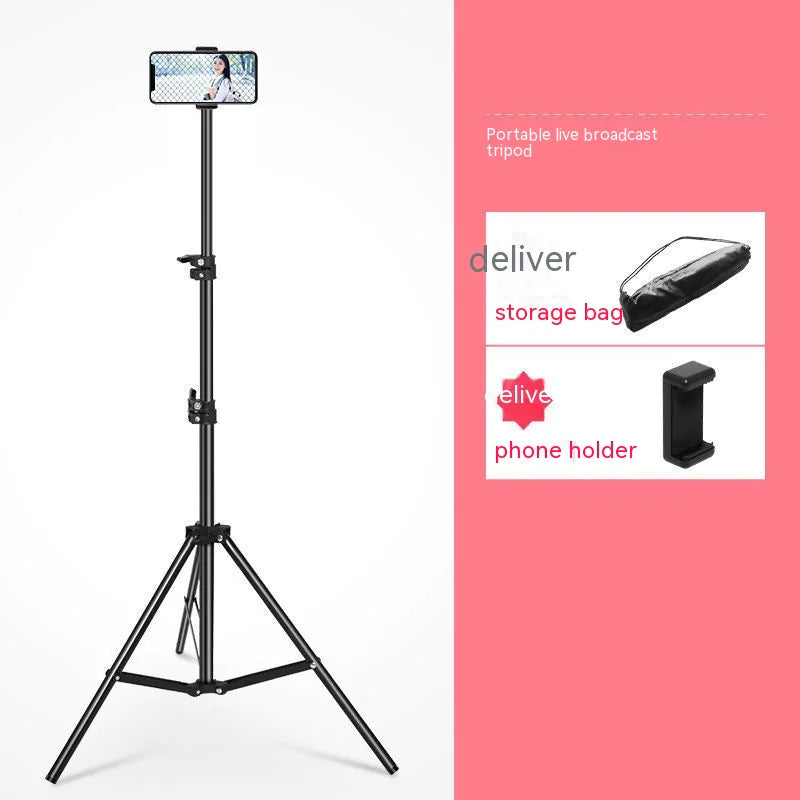 Live Broadcast Tripod Stand Portable Out Photography Light Stand