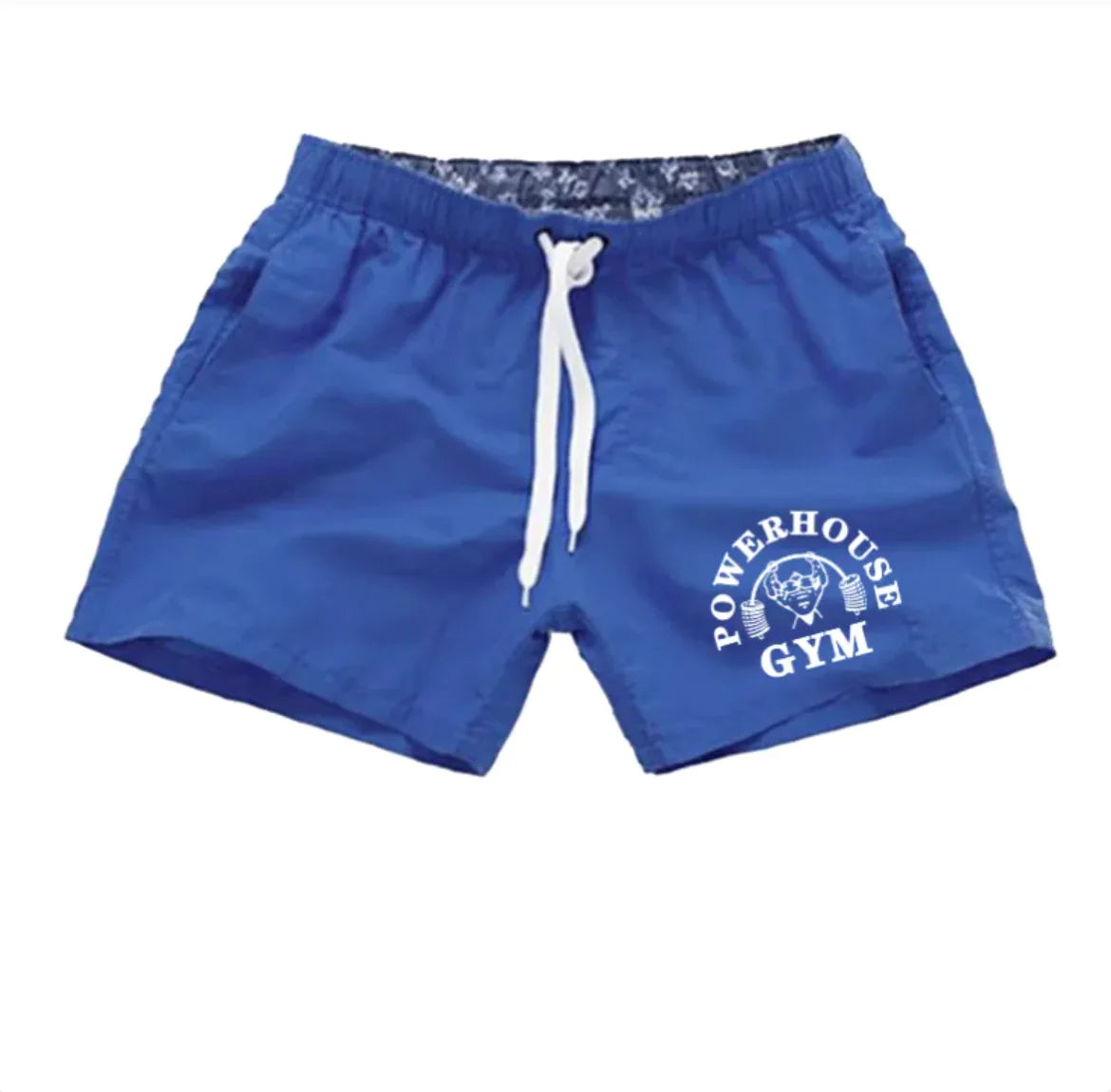 Men's Simple Print Beach Swim Shorts