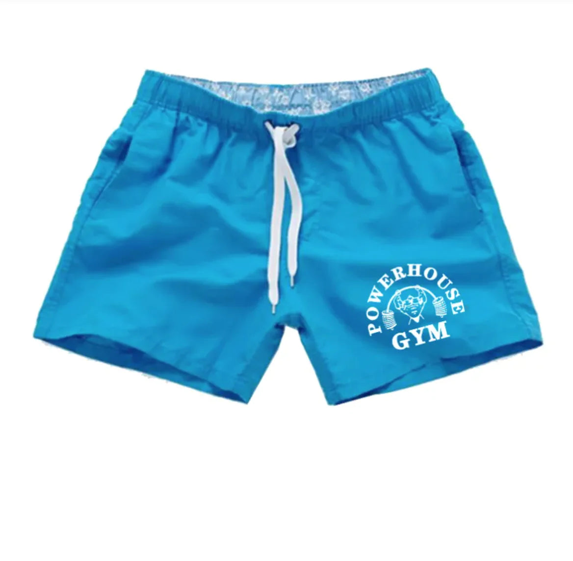 Men's Simple Print Beach Swim Shorts