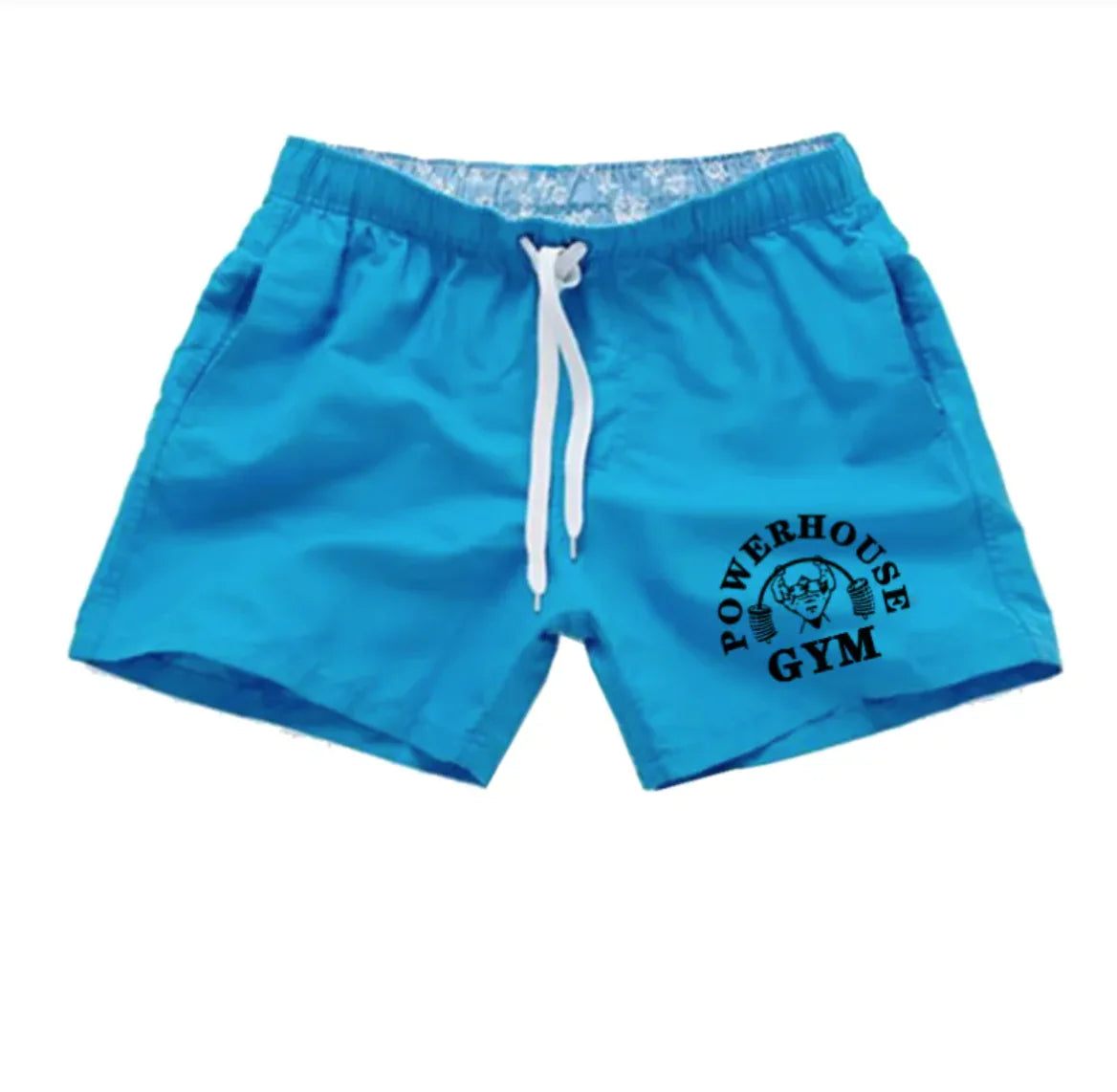 Men's Simple Print Beach Swim Shorts