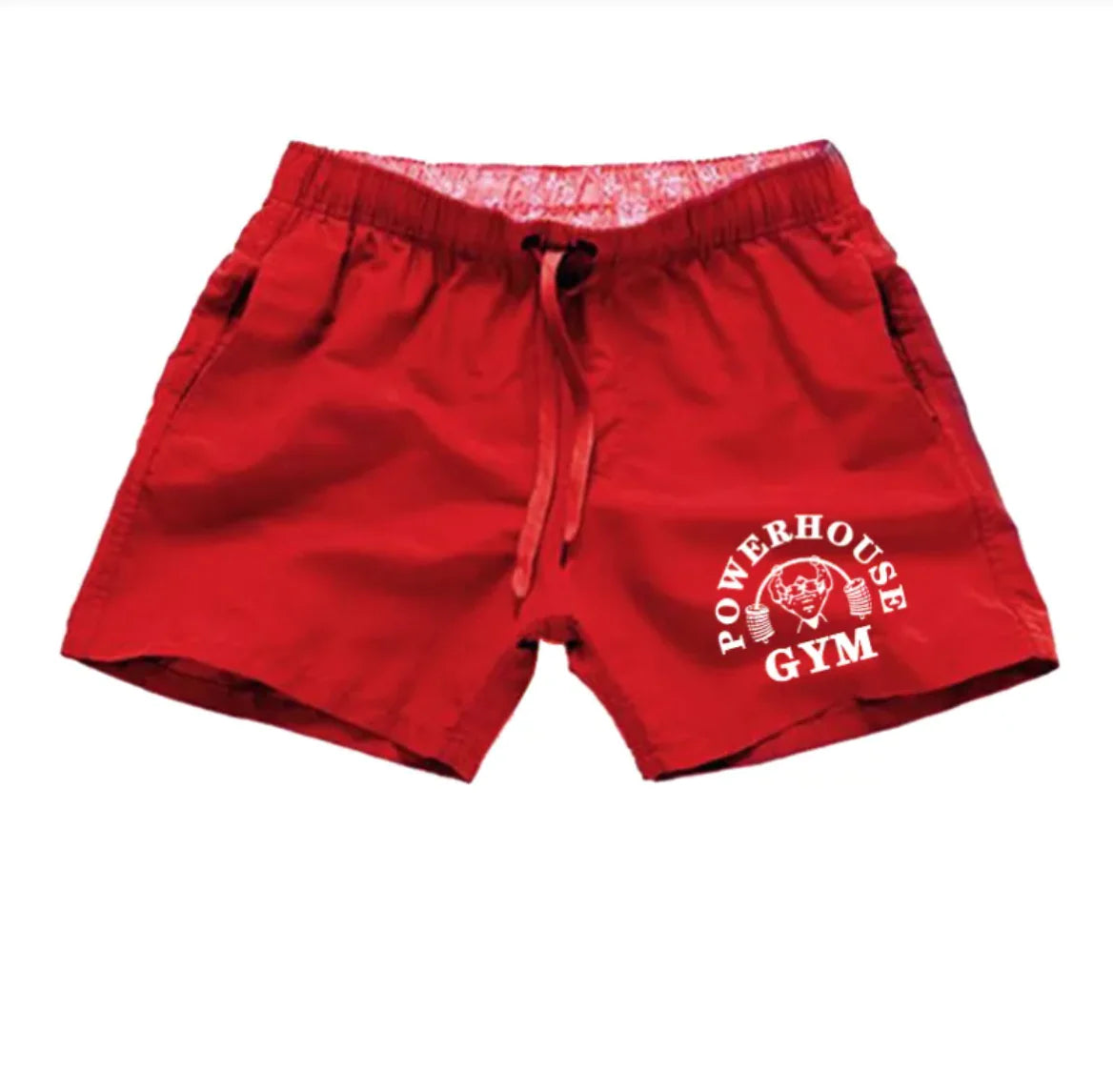Men's Simple Print Beach Swim Shorts