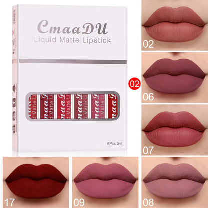 Boxes of Matte Waterproof Long-Lasting Lip Gloss