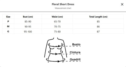 Floral Short Dress