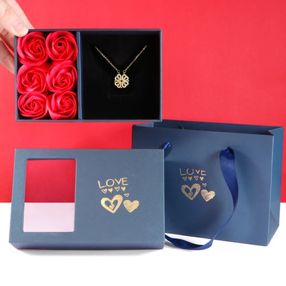 Luxury Four-Leaf Clover Pendant Necklace