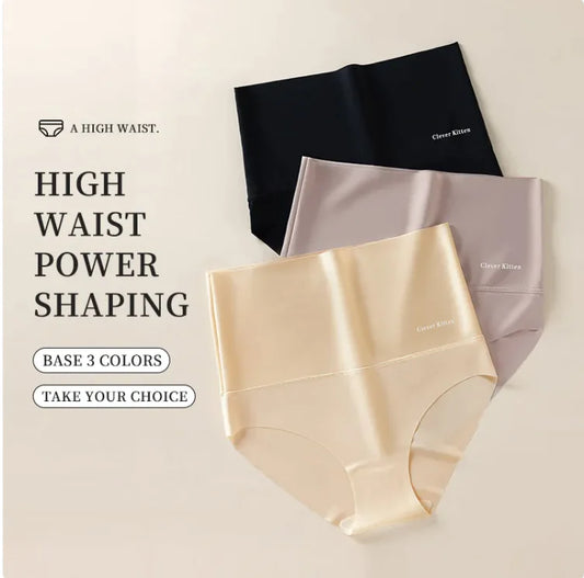 Seamless High-Waist Shaping Briefs – Tummy Control, Hip Lift & Breathable Comfort
