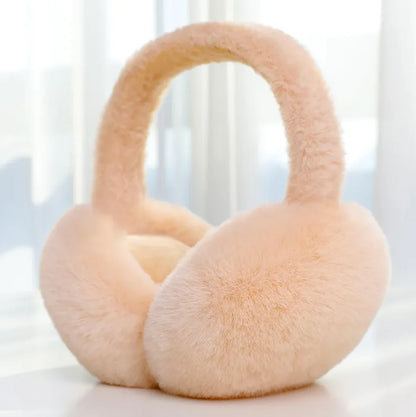 Winter Warm Rabbit Fur Earmuffs