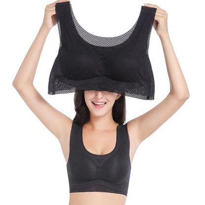 Plus Size Breathable Sports Bra