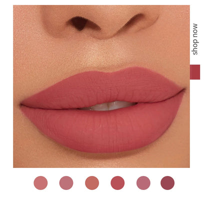 HANDAIYAN Gift 6PC/Set Matte Velvet Lip Gloss Waterproof Long-lasting Liquid Lipstick Cosmetic Beauty Keep 24 Hours Makeup