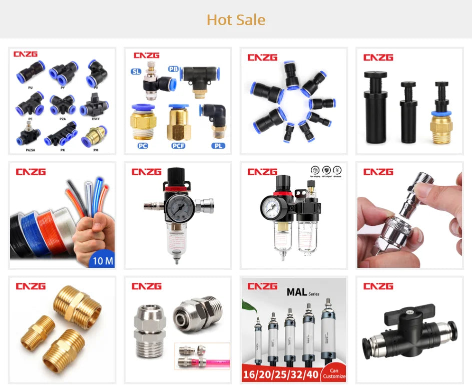 Pneumatic Fittings Fitting Plastic Connector PU PG 4mm 6mmTo 8mm 10mm Air Water Hose Tube Push in Straight Gas Quick Connectors