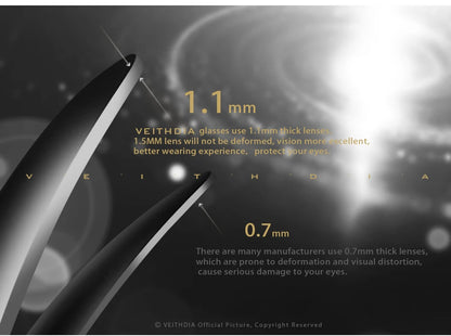 VEITHDIA Aluminum Magnesium Men's Polarized VU400 Sun Glasses Night Vision Mirror Male Eyewear Sunglasses Goggle Oculos  6502