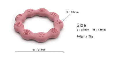 Baby Teether Health Care Molar Toy Tactile Cognition Food Grade Silicone Newborn Grip Teething Toys Baby Shower Gift BPA Free