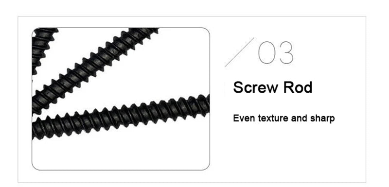 50Pcs M3.5 High-Strength Screw Drywall Screw Self-Tapping Screw Woodworking Lengthened Hardened Black Plasterboard Cross Screw