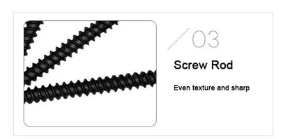 50Pcs M3.5 High-Strength Screw Drywall Screw Self-Tapping Screw Woodworking Lengthened Hardened Black Plasterboard Cross Screw