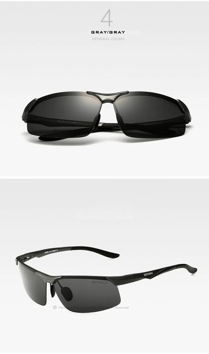 VEITHDIA Aluminum Magnesium Men's Polarized VU400 Sun Glasses Night Vision Mirror Male Eyewear Sunglasses Goggle Oculos  6502