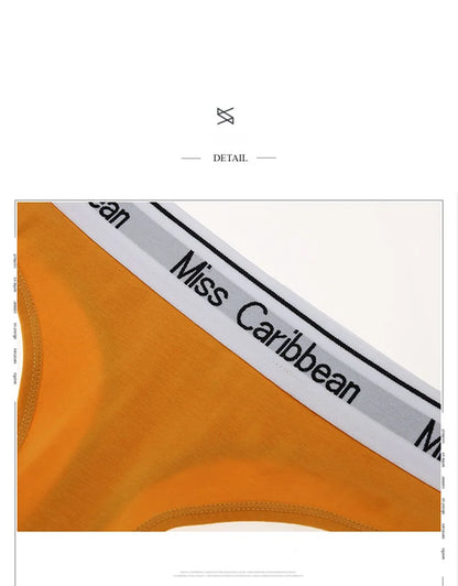 TrowBridge Comfort Sports Women's Panties Sexy Letters Thongs Breathable Cotton Underwear Hot Sale G-Strings Sexy Lingerie Tanga