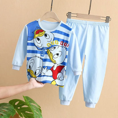 Cotton Baby Girl Clothes Winter Newborn Baby Clothing Set 2pcs Kids Clothes Set Spring Toddler Kids Clothes Pajamas Minnie Mouse