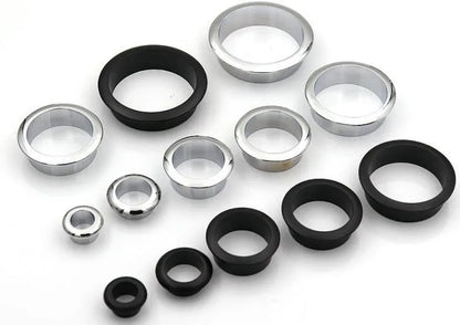 Computer Desk Cable Grommets Wire Hole Cover Cabinet Vent Decorative Ring Cable Outlet Port Furniture Hardware Desk Accessories