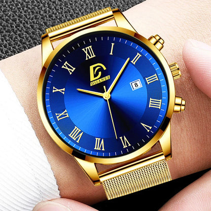 Mens Minimalist Watches Luxury Stainless Steel Mesh Belt Quartz Wrist Watch 2022 Men Business Casual Sports clock часы мужские