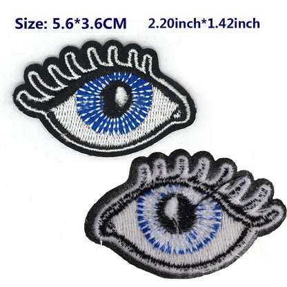 6pcs mixed random  Patches Unicorn  Skull iron on Embroidered Clothing Halloween patch For garment  sewing accessories  supplies