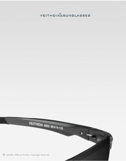VEITHDIA Aluminum Magnesium Men's Polarized VU400 Sun Glasses Night Vision Mirror Male Eyewear Sunglasses Goggle Oculos  6502
