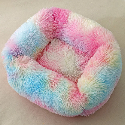 Wholesale Breathable Square Dog Beds Kennel Winter Thickening Warm Dog Mat Cats Nest Soft Long Plush Dog Basket Pet Cushion