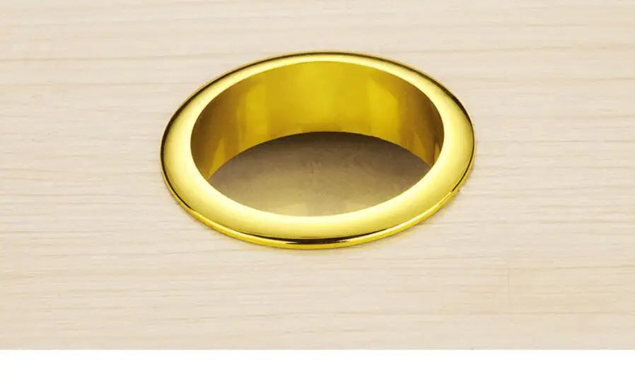 Computer Desk Cable Grommets Wire Hole Cover Cabinet Vent Decorative Ring Cable Outlet Port Furniture Hardware Desk Accessories