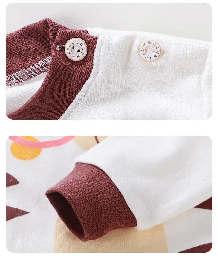 Cotton Baby Girl Clothes Winter Newborn Baby Clothing Set 2pcs Kids Clothes Set Spring Toddler Kids Clothes Pajamas Minnie Mouse