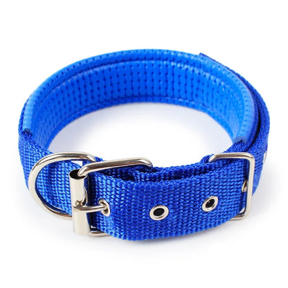 Pet Dog Colllar Soft Cotton Adjustable Collar For Dog Cat Accessories Small Large Dog Collars Golden Retriever Dulldog S-XL Size