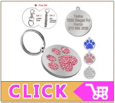 Bling Rhinestone Puppy Dog Collars Personalized Small Dogs Chihuahua Collar Custom Necklace Free Name Charms Pet Accessories